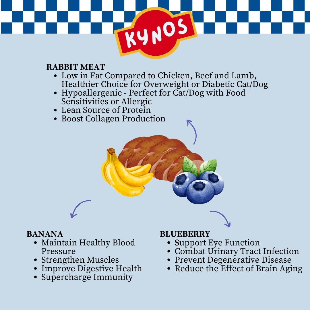 KYNOS - Rabbit Chips 🍌🫐 Banana & Blueberry