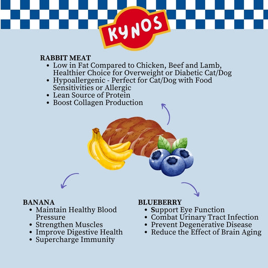 KYNOS - Rabbit Chips 🍌🫐 Banana & Blueberry