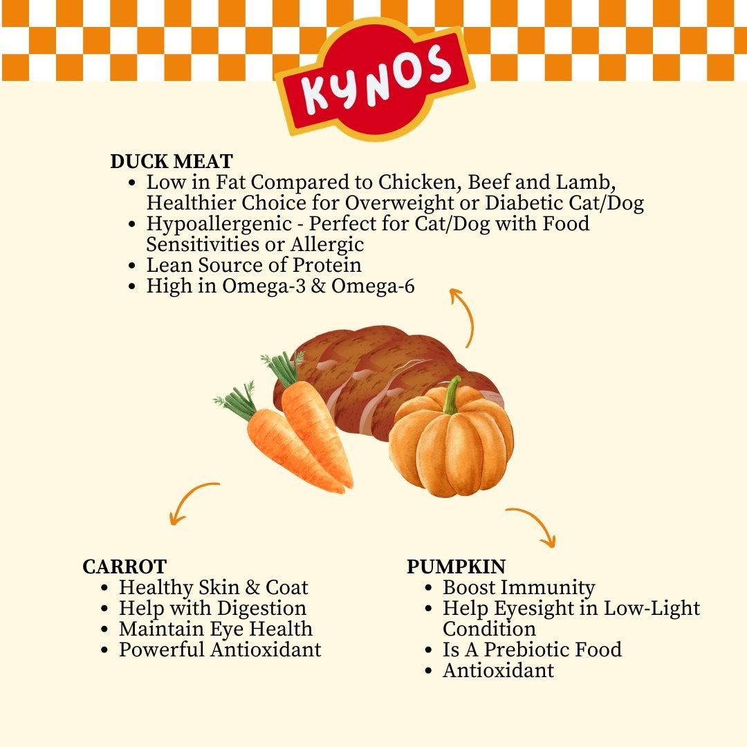 KYNOS - Duck Chips 🥕🎃 Carrot & Pumpkin