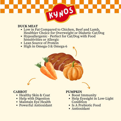 KYNOS - Duck Chips 🥕🎃 Carrot & Pumpkin