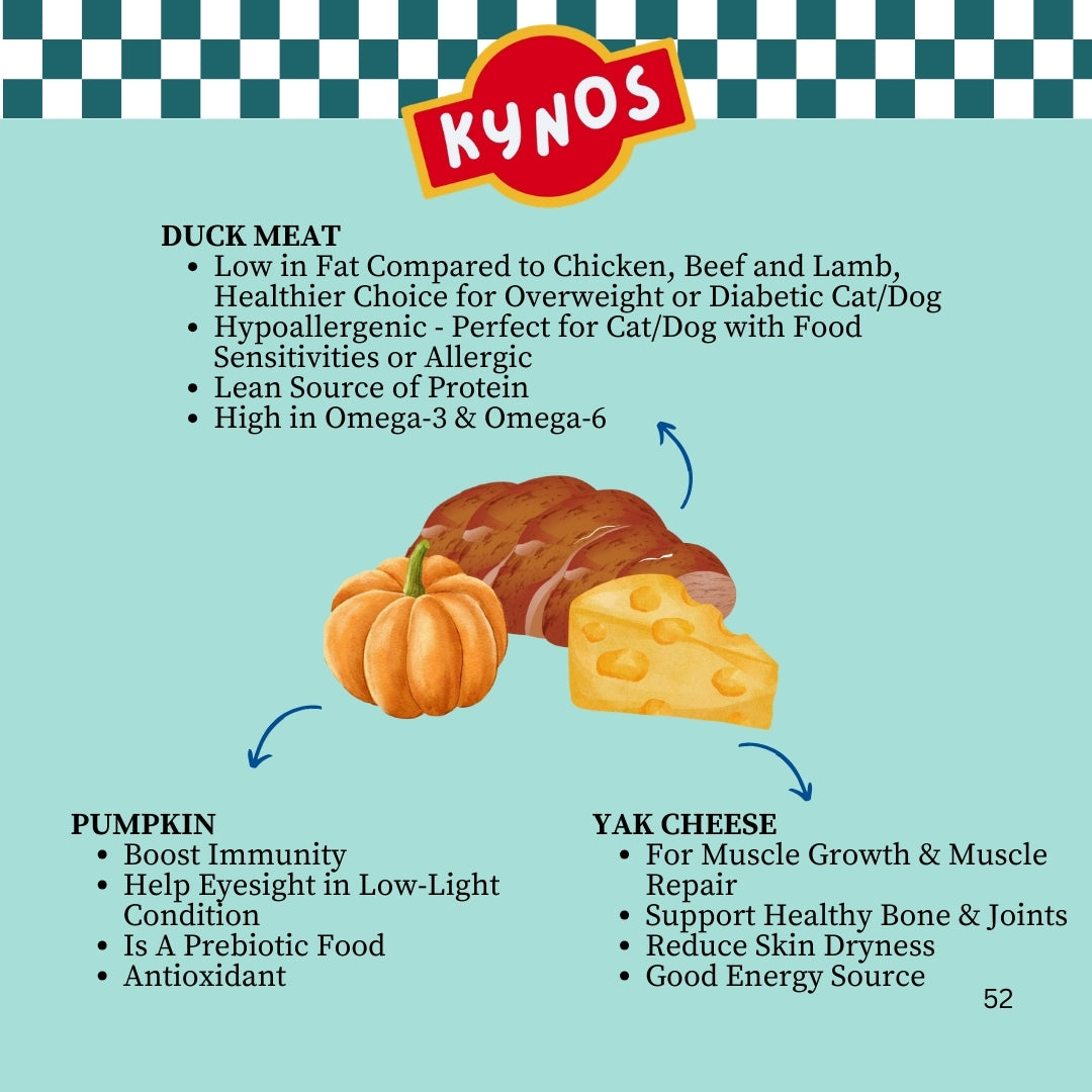 KYNOS - Duck Chips 🎃🧀Pumpkin & Yak Cheese