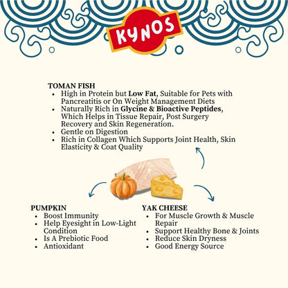 KYNOS - Fish Chips 🎃🧀Pumpkin & Yak Cheese