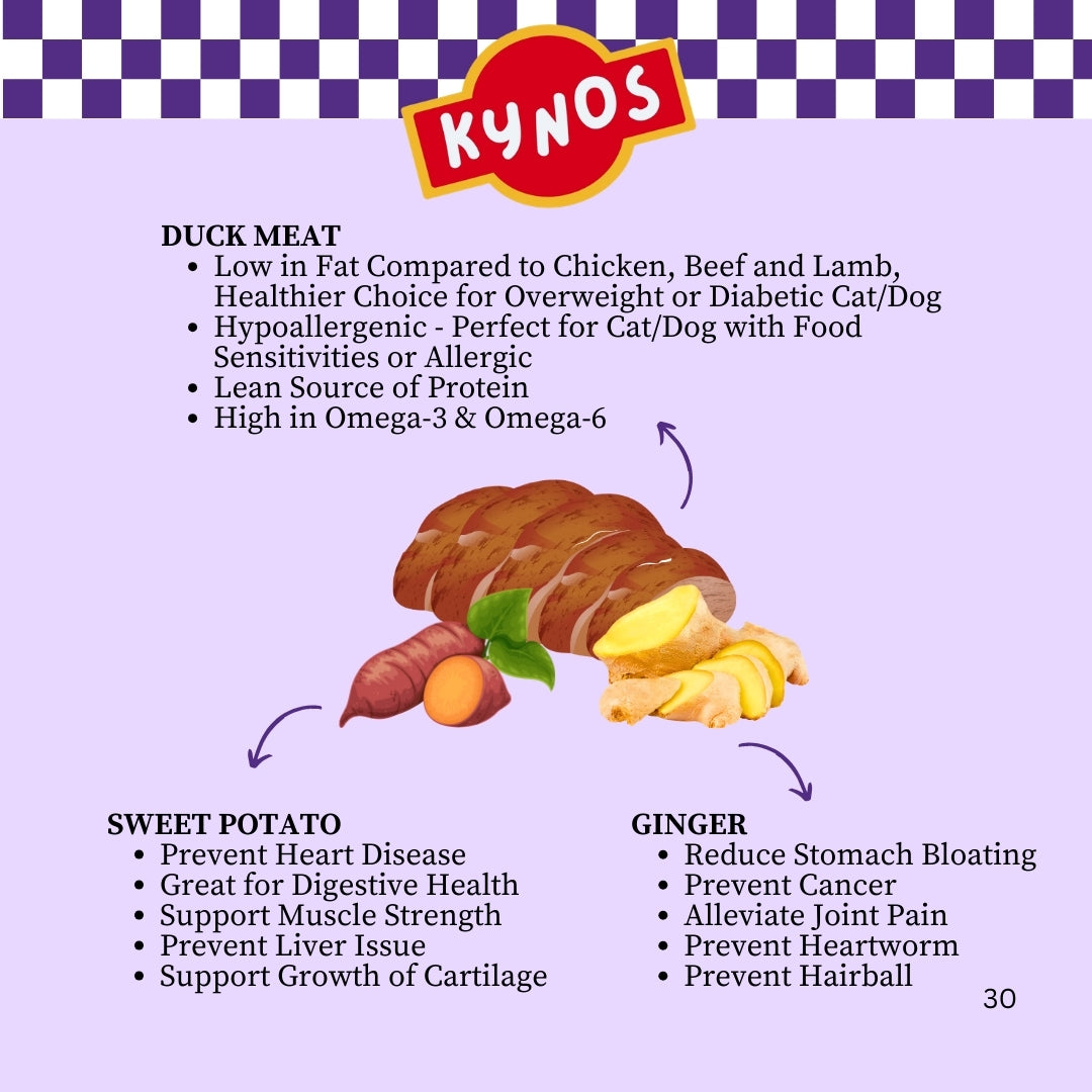 KYNOS - Duck Chips 🍠Sweet Potato & Ginger