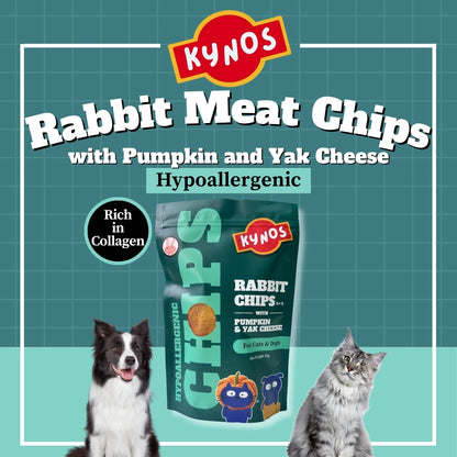 KYNOS - Rabbit Chips 🎃🧀Pumpkin & Yak Cheese